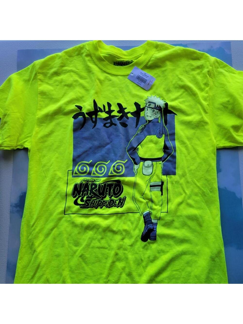 Naruto Shippuden yellow t-shirt